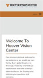 Mobile Screenshot of hoovervisioncenter.com